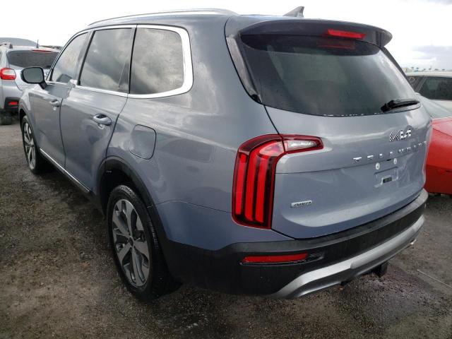 5XYP3DHC4NG247776 - 2022 KIA TELLURIDE GRAY photo 3