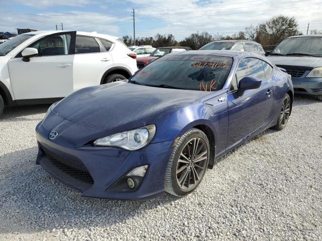 JF1ZNAA15G8704069 - 2016 TOYOTA SCION FR-S BLUE photo 2