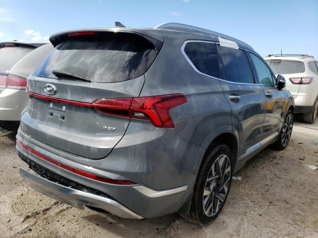 5NMS54ALXNH****** - 2022 HYUNDAI SANTA FE C GRAY photo 4