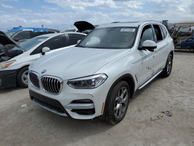 5UXTY3C03LLU71998 - 2020 BMW X3 SDRIVE3 Ақ фото 2