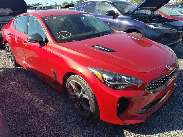 KNAE35LC8K6042428 - 2019 KIA STINGER GT RED photo 1