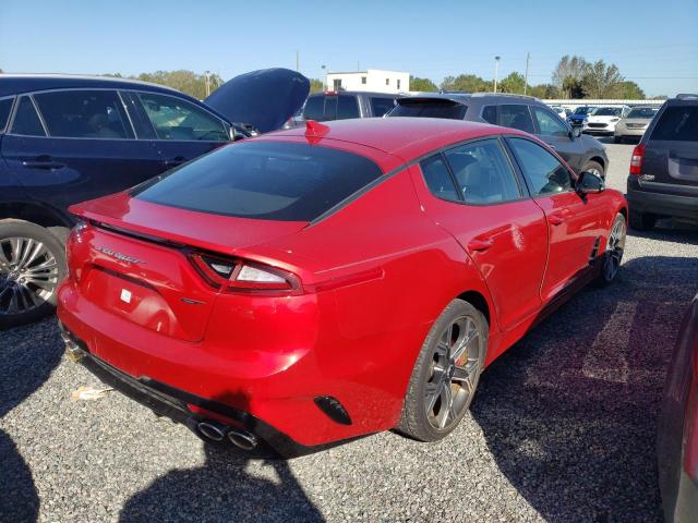 KNAE35LC8K6042428 - 2019 KIA STINGER GT RED photo 4