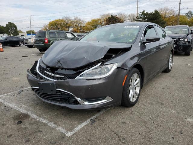 1C3CCCAG7FN714323 - 2015 CHRYSLER 200 LIMITE GRAY photo 2