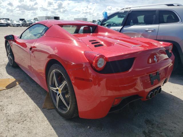 ZFF68NHA6E0200712 - 2014 FERRARI 458 SPIDER RED photo 3