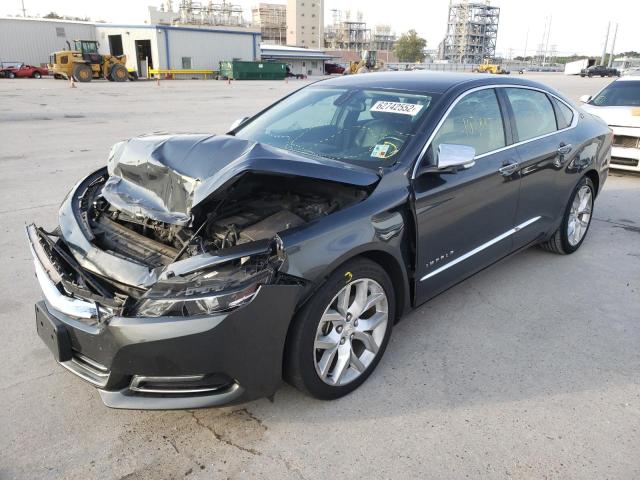2G1125S35J9133307 - 2018 CHEVROLET IMPALA PRE ნაცრისფერი ფოტო 2