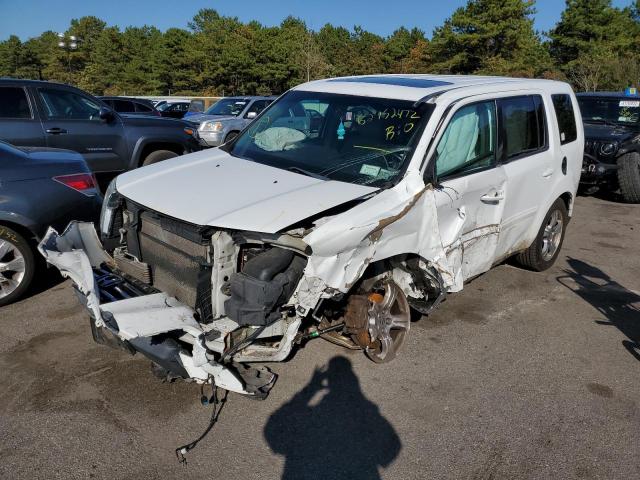 5FNYF4H76CB047226 - 2012 HONDA PILOT EXLN WHITE photo 2