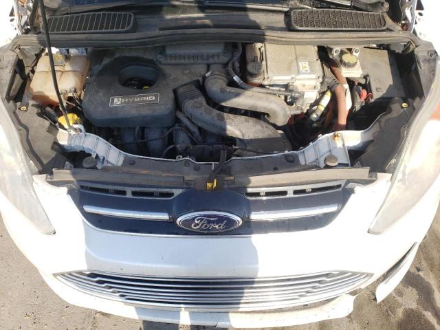 1FADP5BU6EL504378 - 2014 FORD C-MAX SEL WHITE photo 7