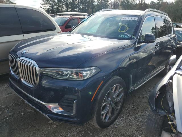 5UXCW2C03L0E74873 - 2020 BMW X7 XDRIVE4 BLUE photo 2