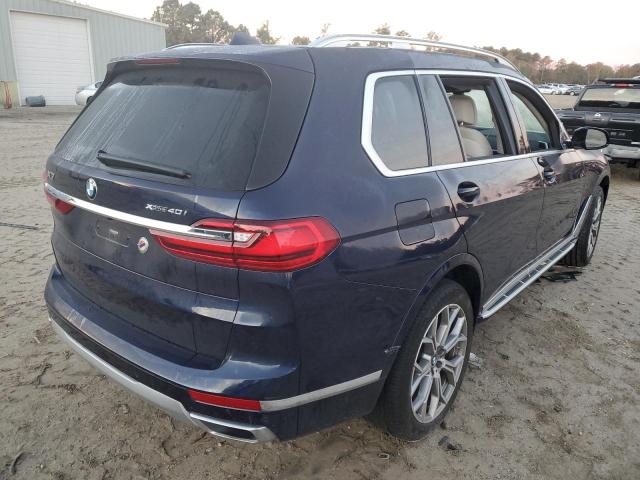 5UXCW2C03L0E74873 - 2020 BMW X7 XDRIVE4 BLUE photo 4