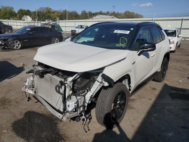 2T3E6RFV0MW010010 - 2021 TOYOTA RAV4 XSE WHITE photo 2