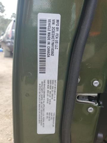 2C3CDXCT7NH183842 - 2022 DODGE CHARGER R/ GREEN photo 10