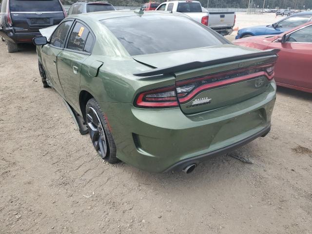 2C3CDXCT7NH183842 - 2022 DODGE CHARGER R/ GREEN photo 3