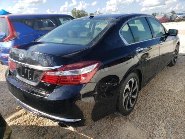 1HGCR3F81GA014884 - 2016 HONDA ACCORD EXL BLACK photo 4