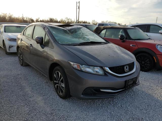 2HGFB2F8XEH553448 - 2014 HONDA CIVIC EX GRAY photo 1