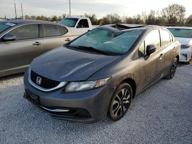 2HGFB2F8XEH553448 - 2014 HONDA CIVIC EX GRAY photo 2