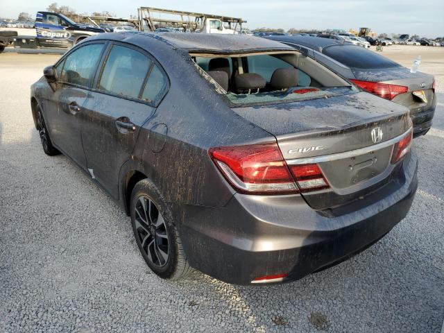 2HGFB2F8XEH553448 - 2014 HONDA CIVIC EX GRAY photo 3