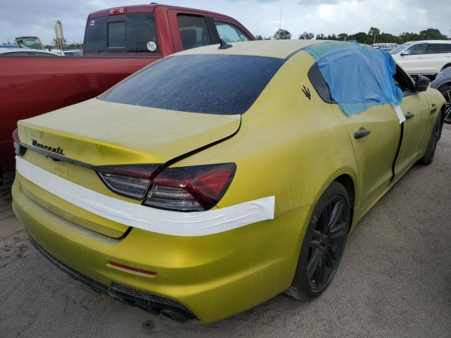 ZAM56YPM7N1391060 - 2022 MASERATI QUATTROPOR GREEN photo 3