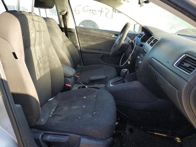 3VW2K7AJ4DM294506 - 2013 VOLKSWAGEN JETTA BASE SILVER photo 5