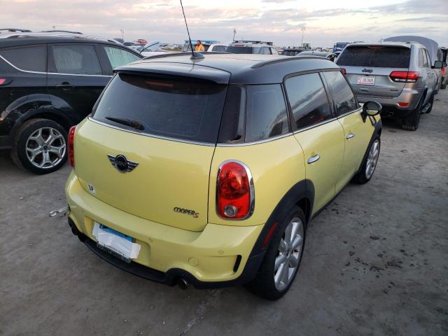 WMWZC3C50CWL83380 - 2012 MINI COOPER S C YELLOW photo 4