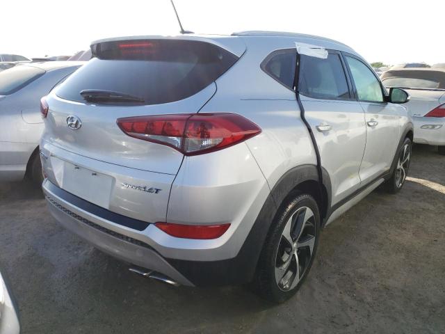 KM8J33A24HU458704 - 2017 HYUNDAI TUCSON LIM SILVER photo 4