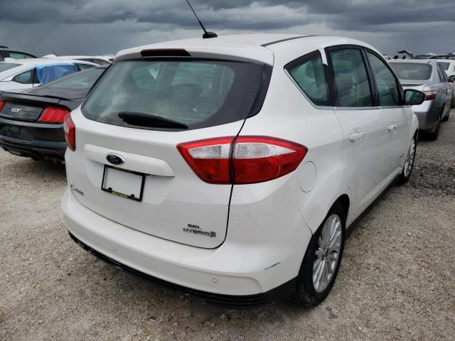 1FADP5BU3EL501230 - 2014 FORD C-MAX WHITE photo 4