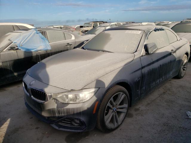 WBA4U9C50H5D44041 - 2017 BMW 430XI GRAY photo 2