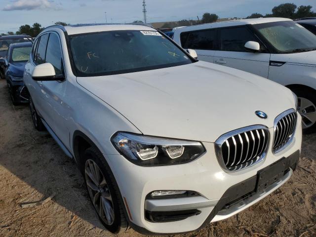 5UXTR9C59KLE17084 - 2019 BMW X3 XDRIVE3 WHITE photo 1
