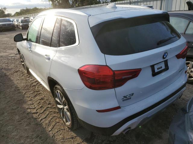 5UXTR9C59KLE17084 - 2019 BMW X3 XDRIVE3 WHITE photo 3