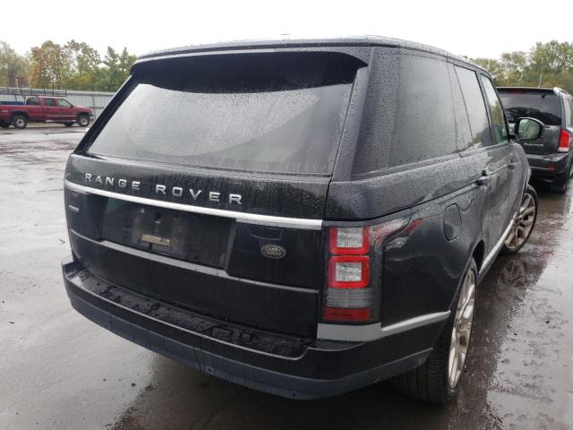 SALGS2EF2EA128106 - 2014 LAND ROVER RANGE ROVE BLACK photo 4