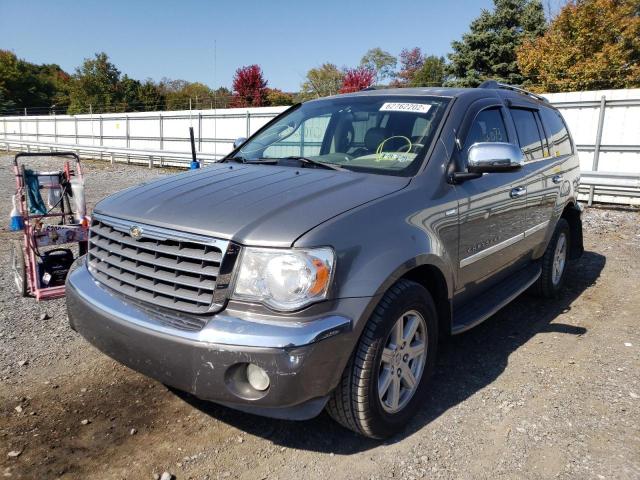 1A8HW58N38F151141 - 2008 CHRYSLER ASPEN LIMI GRAY photo 2