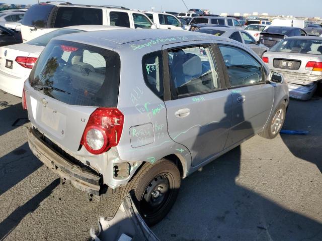 KL1TD6DE4BB133689 - 2011 CHEVROLET AVEO LS 银色 照片 4