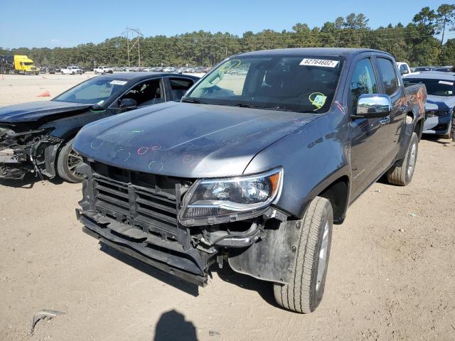 1GCGSCEN0M1112280 - 2021 CHEVROLET COLORADO L GRAY photo 2