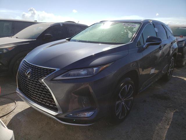 JTJHZKEA7N2024536 - 2022 LEXUS RX 350 L GRAY photo 2