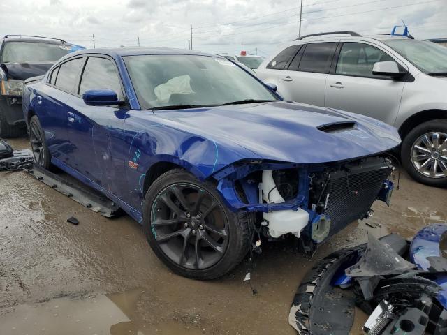 2C3CDXGJ7MH582564 - 2021 DODGE CHARGER SC BLUE photo 1