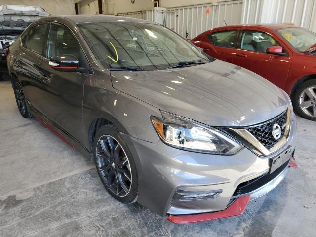 3N1CB7AP0KY256744 - 2019 NISSAN SENTRA SR GRAY photo 1