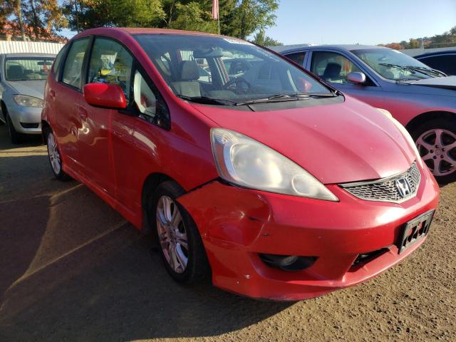 JHMGE87459S048438 - 2009 HONDA FIT RED photo 1