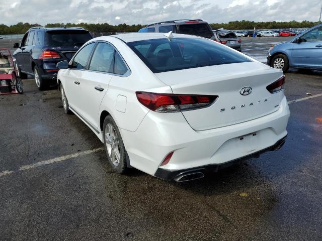 5NPE34AF0KH781647 - 2019 HYUNDAI SONATA LIM WHITE photo 3