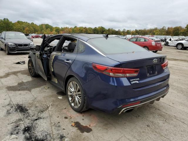 5XXGV4L29GG116875 - 2016 KIA OPTIMA SXL BLUE photo 3