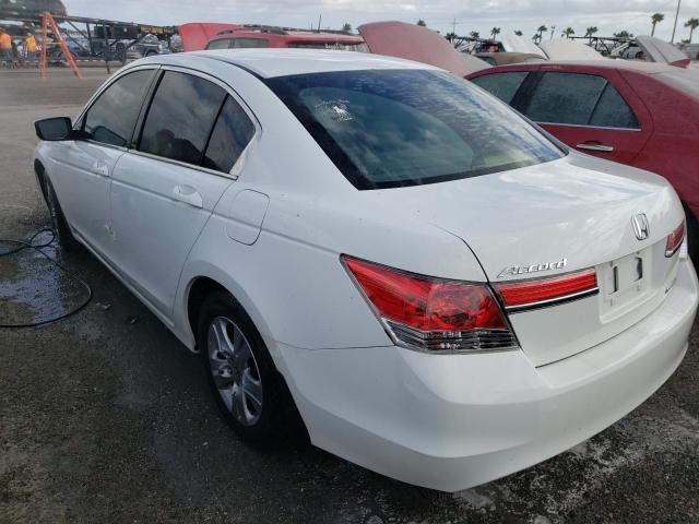 1HGCP2F60CA231660 - 2012 HONDA ACCORD SE WHITE photo 3