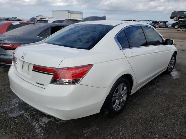 1HGCP2F60CA231660 - 2012 HONDA ACCORD SE WHITE photo 4