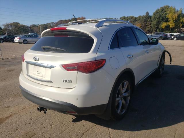 JNRBS18W79M200400 - 2009 INFINITI FX50 WHITE photo 4