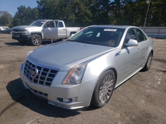 1G6DP5E39D0121535 - 2013 CADILLAC CTS PREMIU SILVER photo 2