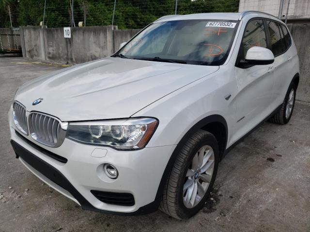 5UXWX9C58G0D74787 - 2016 BMW X3 XDRIVE2 WHITE photo 2