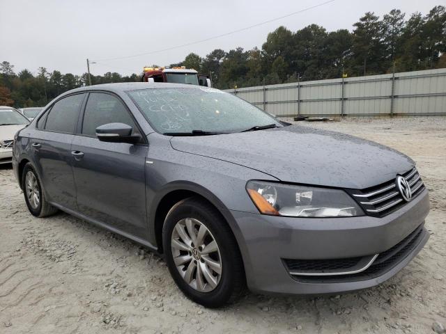 1VWAT7A38EC101092 - 2014 VOLKSWAGEN PASSAT S GRAY photo 1