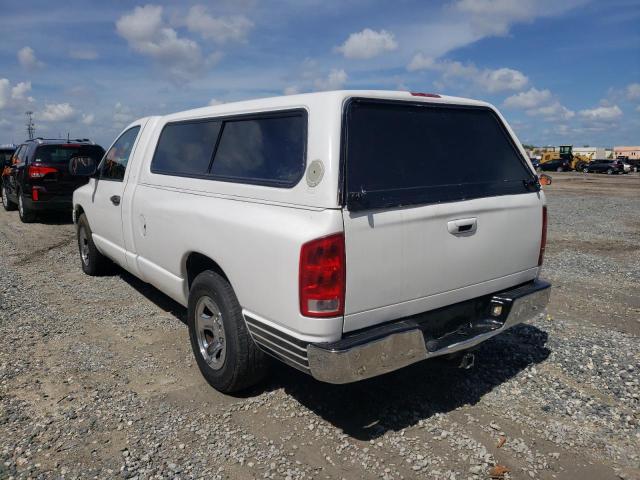 1D7HA16N64J204168 - 2004 DODGE RAM 1500 S WHITE photo 2