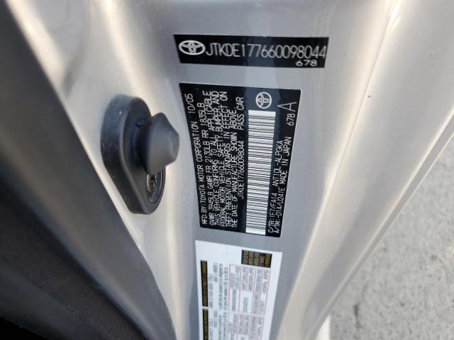 JTKDE177660098044 - 2006 TOYOTA SCION TC 银色 照片 10