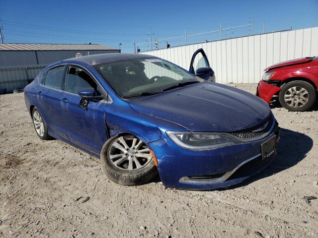 1C3CCCAB2FN691246 - 2015 CHRYSLER 200 LIMITE BLUE photo 1