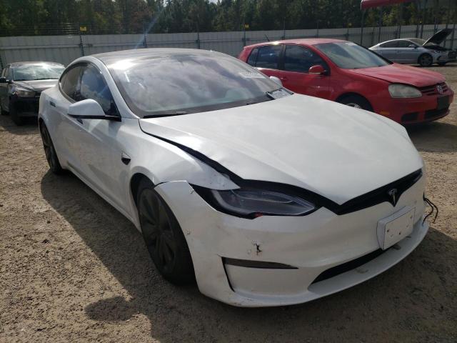 5YJSA1E57MF441969 - 2021 TESLA MODEL S Սպիտակ լուսանկար 1