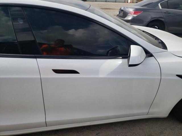 5YJSA1E57MF441969 - 2021 TESLA MODEL S Սպիտակ լուսանկար 5