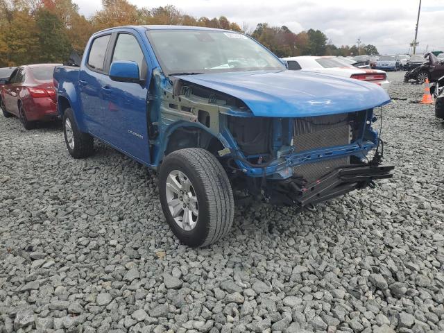 1GCPTCE13M1187906 - 2021 CHEVROLET COLORADO L BLUE photo 1